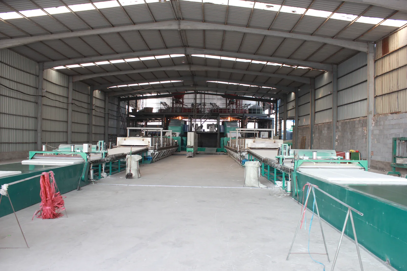 Turn-key commissioning of ceramic fiber production line