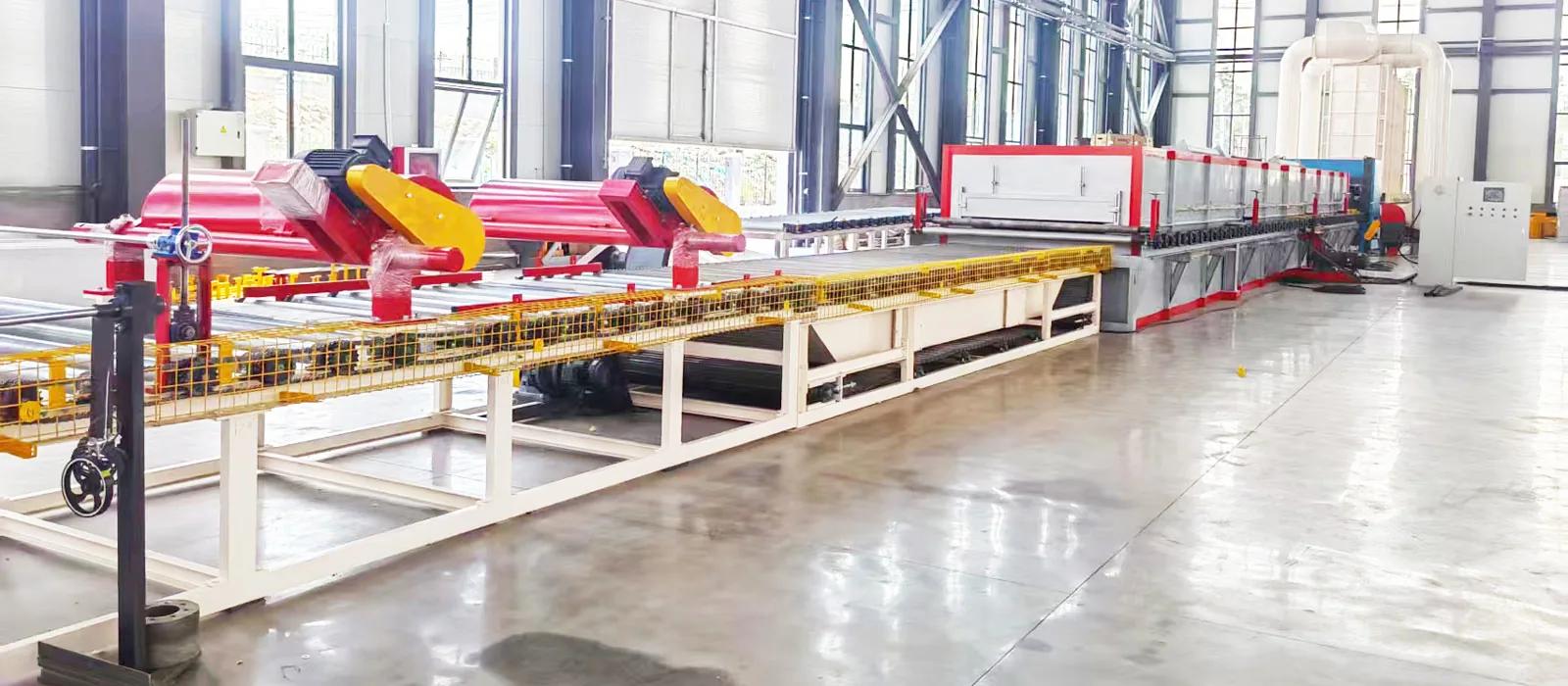 Ceramic fiber blanket production line